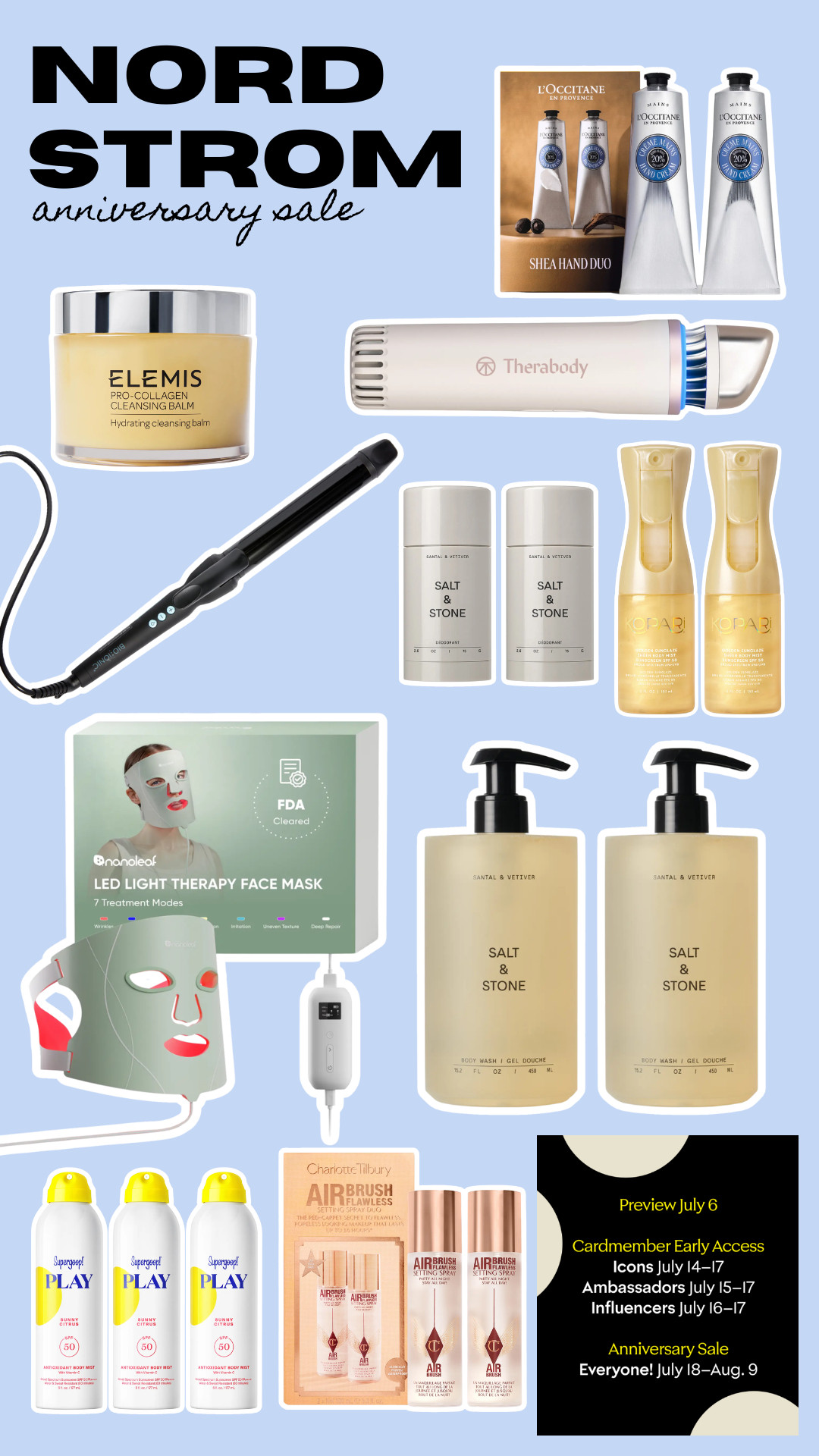 It's that time of year! The Nordstrom Anniversary sale starts today for cardholders with the Icon status and will be open to everyone starting on July 18-August 9!

nordstrom sale, nordstrom anniversary sale, nordstrom, nordstrom edit, anniversary sale 

 #LTKSaleAlert #LTKBeauty