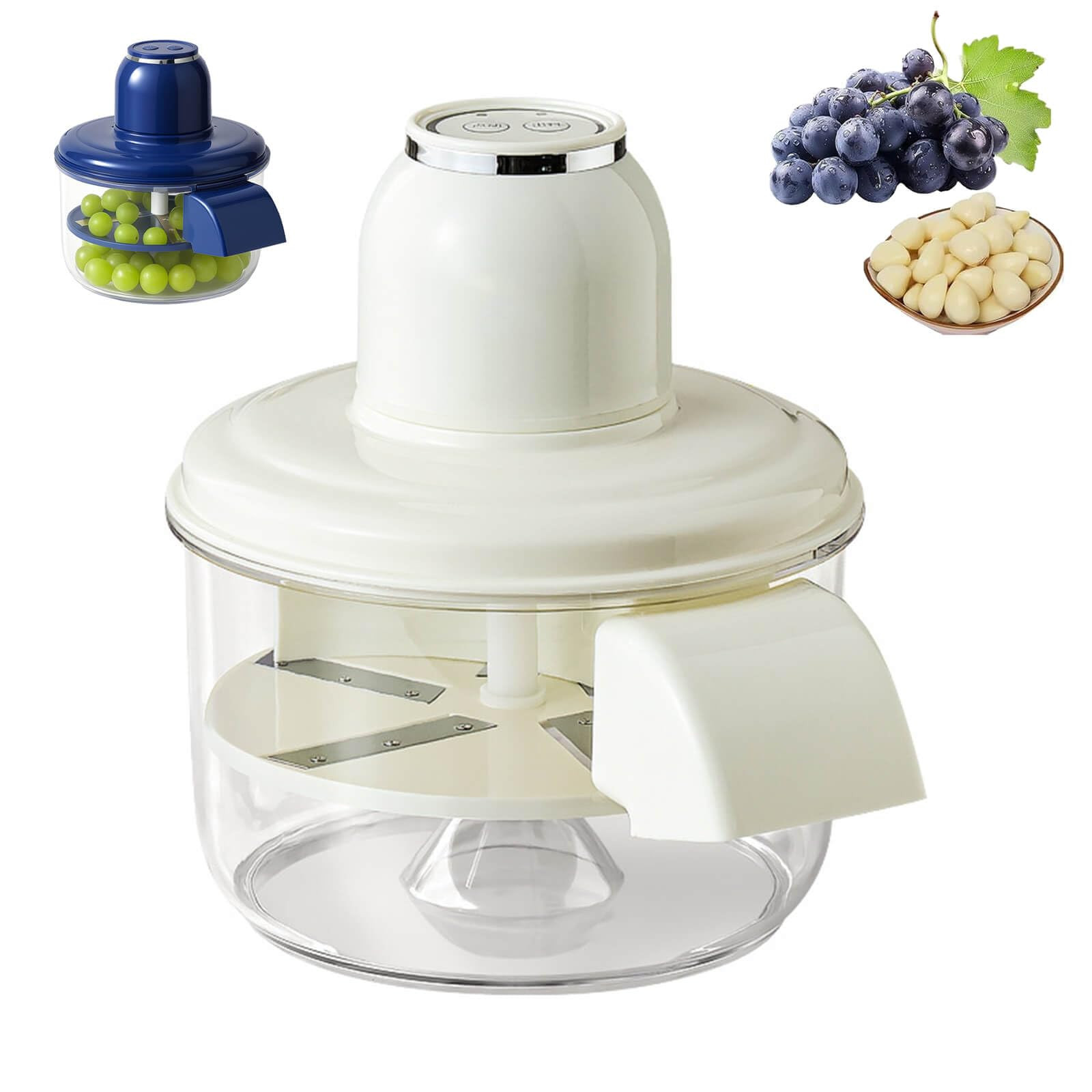 Automatic Grape Peeler – Automatic Garlic Peeler with 20s Fast Peel, 50W Motor, 200mm Blade, Re... | Amazon (US)