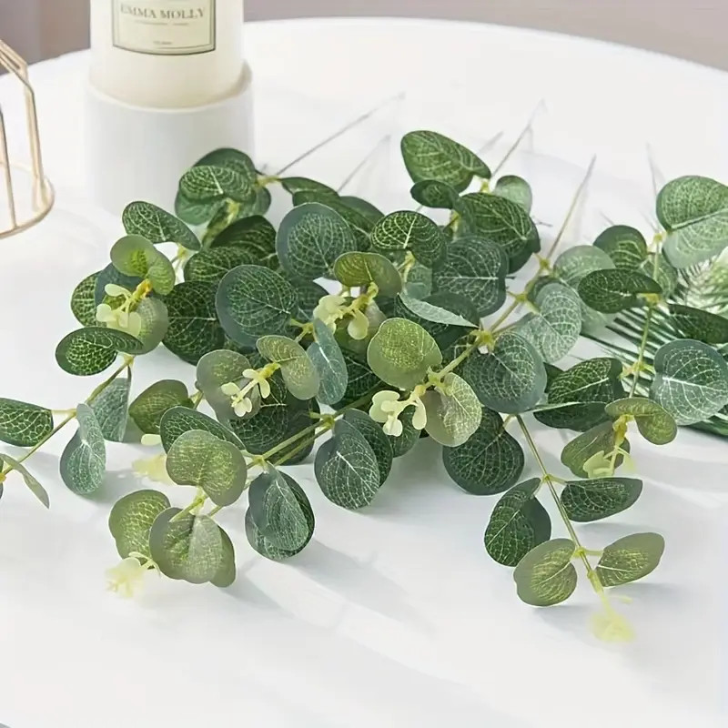 50pcs Eucalyptus Stems Add A Touch  Nature   Home Decor  Artificial Greenery - Home & Kitchen - T... | Temu Affiliate Program