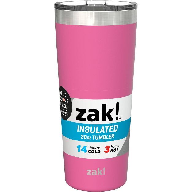 Zak! Designs 20oz Double Wall Stainless Steel Latah Tumbler | Target