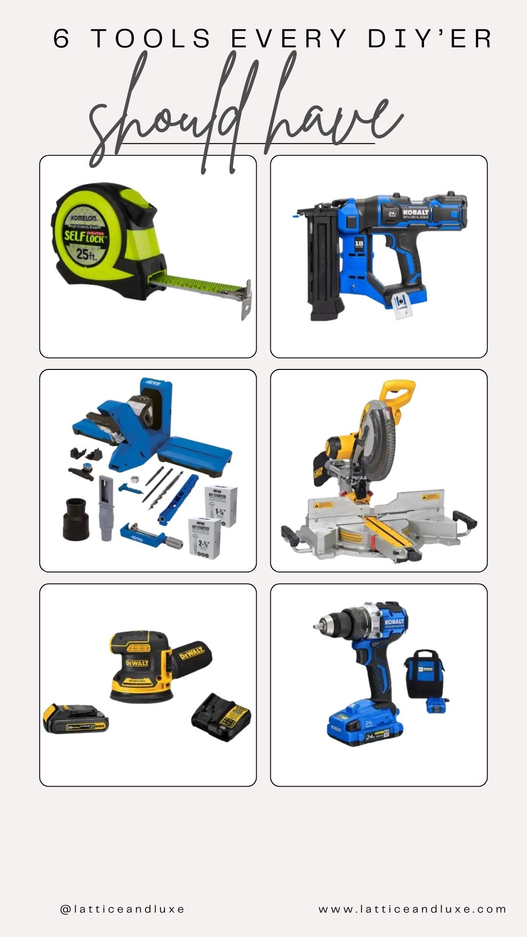 My Favorite DIY Tools 🛠️
After a lot of trial and error (and spending way too much money!) I’ve finally found the tools I reach for every single project. These are my must-have, picks for home improvement and DIY. (I’ve also added a few extra that are complimentary: my go-to drill bit kit to safety glasses and more. Shop my full tool list below and get the right gear the first time!

#LTKHome