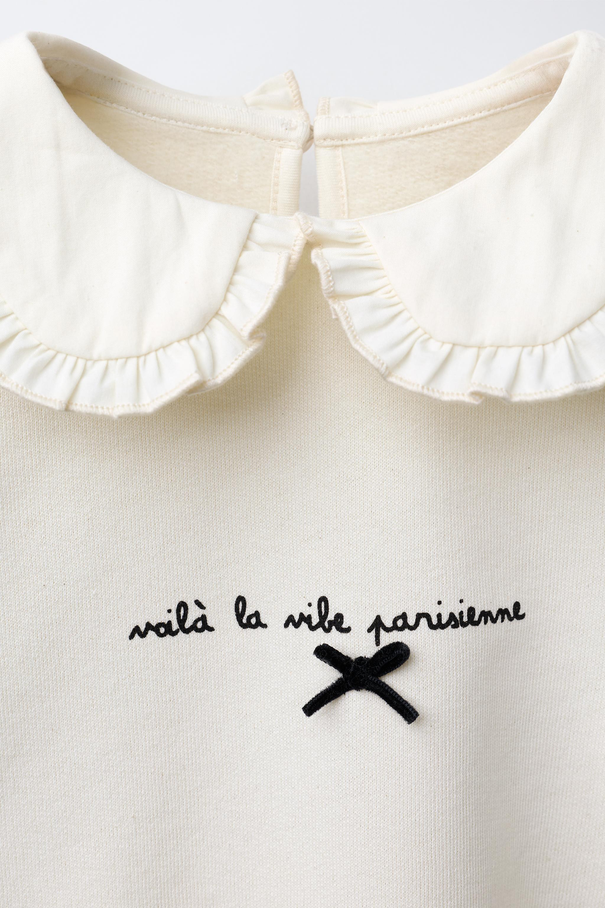 COMBINED COLLAR SWEATSHIRT | Zara US