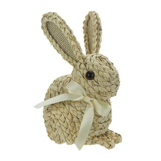 9.25" Natural Braid Bunny Tabletop Figurine by Ashland® | Michaels Stores