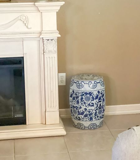 Chinoiserie garden stool
Blue and white
Home decor 
Indoor 
Outdoor


#LTKSeasonal #LTKunder100 #LTKhome