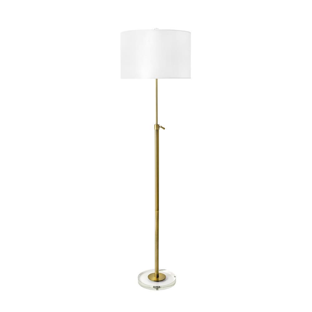nuLOOM Dexter 60 in. Brass Floor Lamp with Shade | The Home Depot