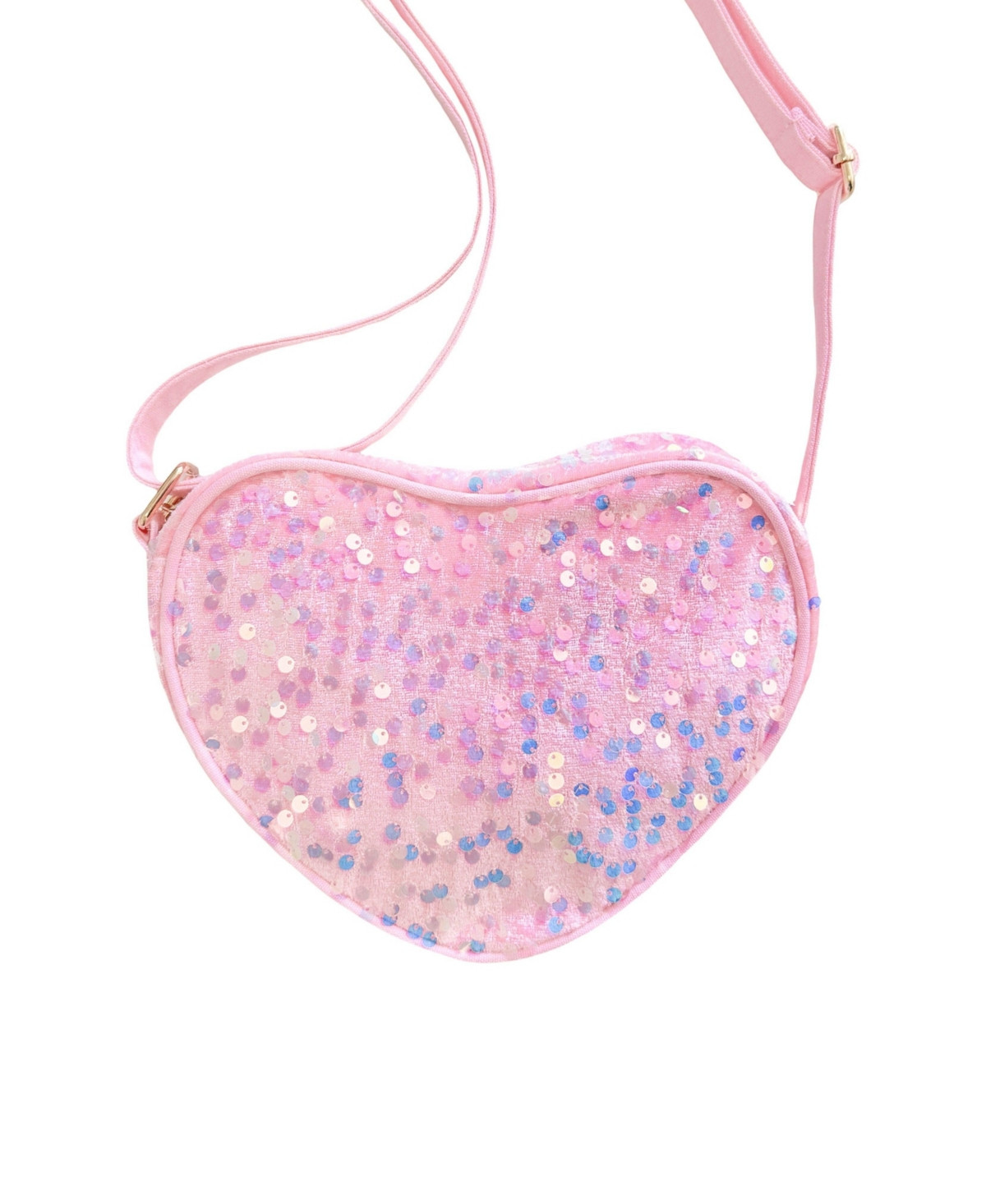 Bits & Bows Girls Sparkle Heart Purse in Pink | Macy's