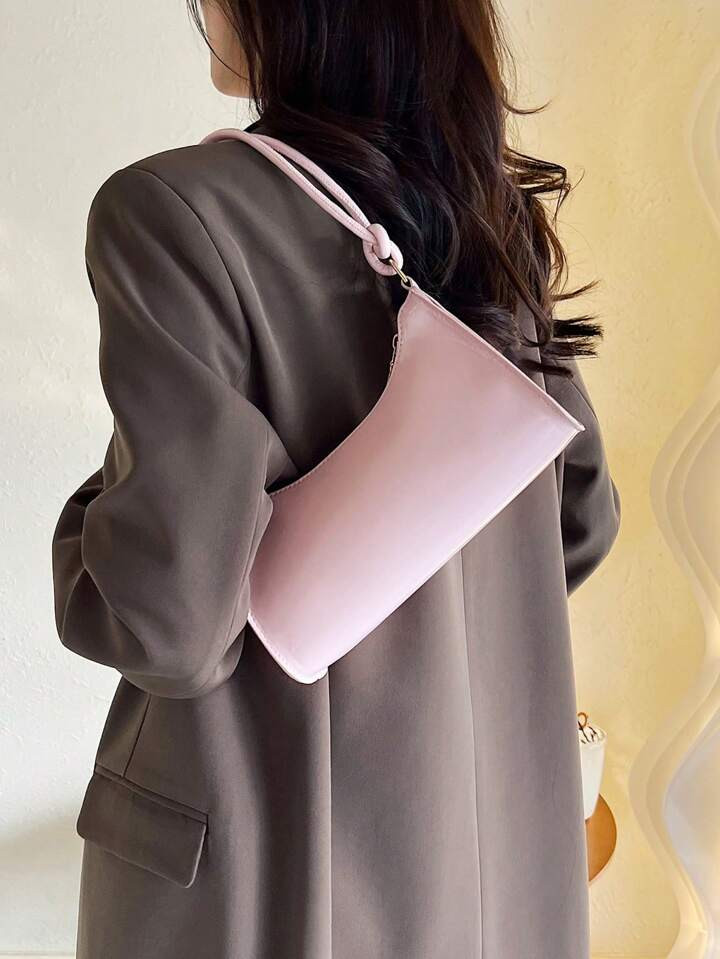 Solid Color Jelly Transparent All-Match Shoulder Bag, Waterproof, Sandproof Transparent Bag, Beac... | SHEIN