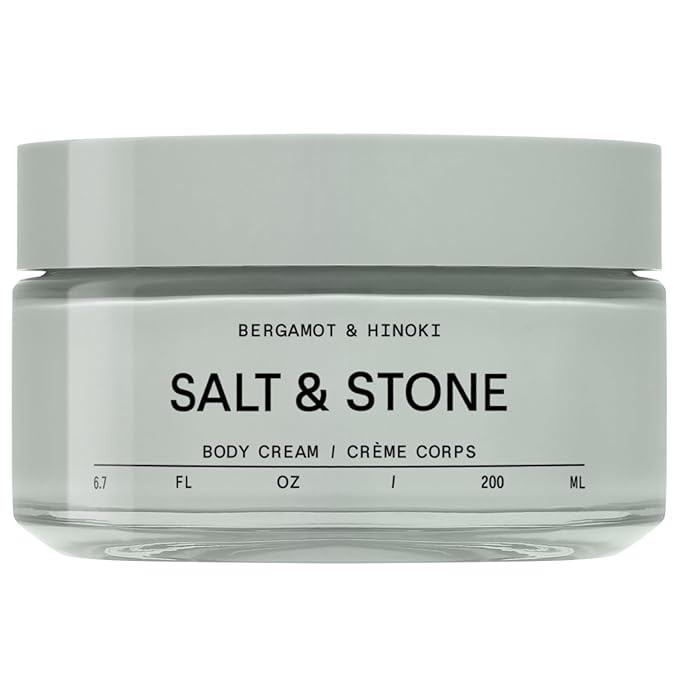 Salt & Stone Body Cream – Bergamot & Hinoki | Hydrating Formula with Seaweed Extracts, Spirulin... | Amazon (US)