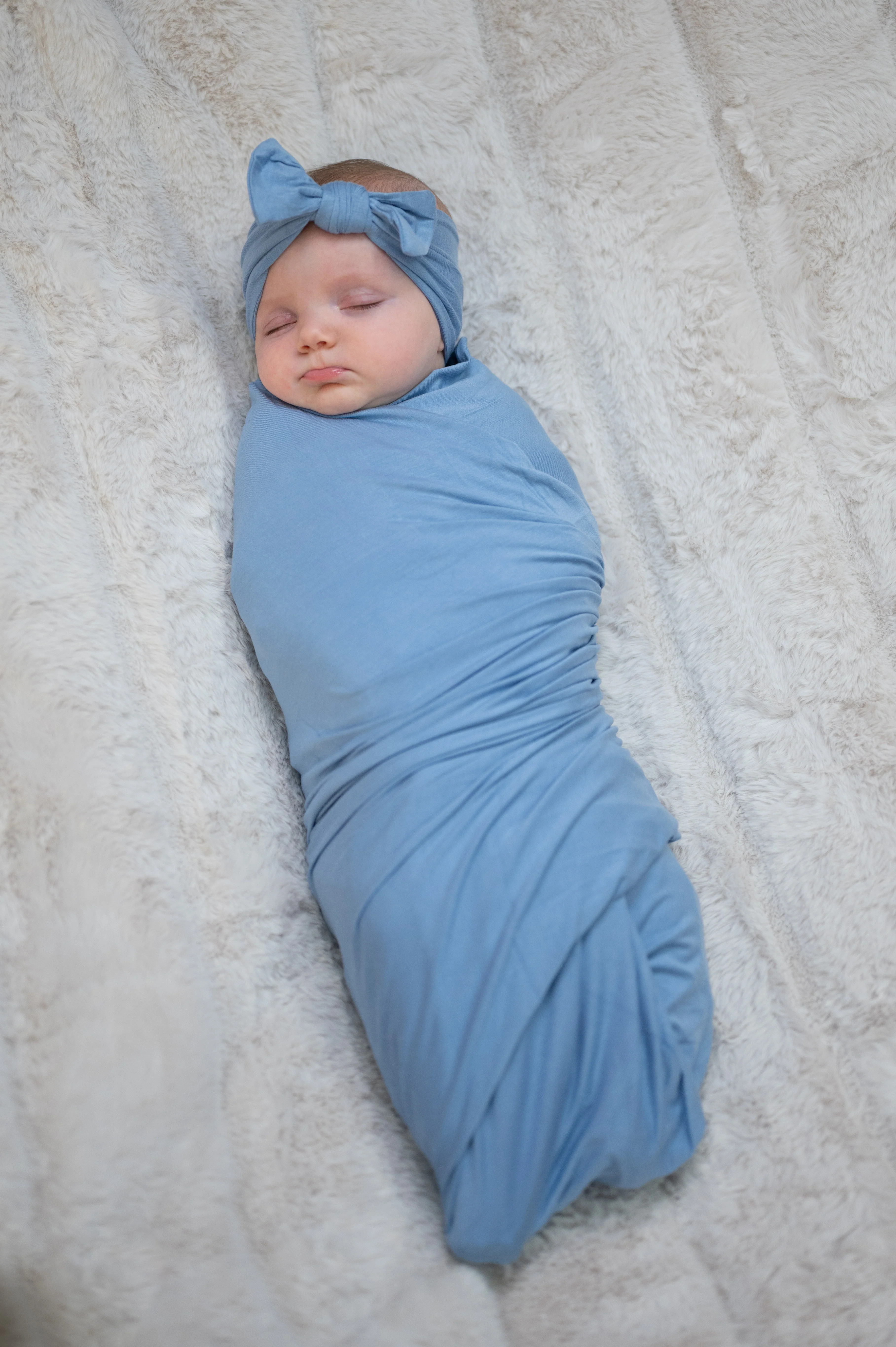 Baby Swaddle Set: Periwinkle | Lila