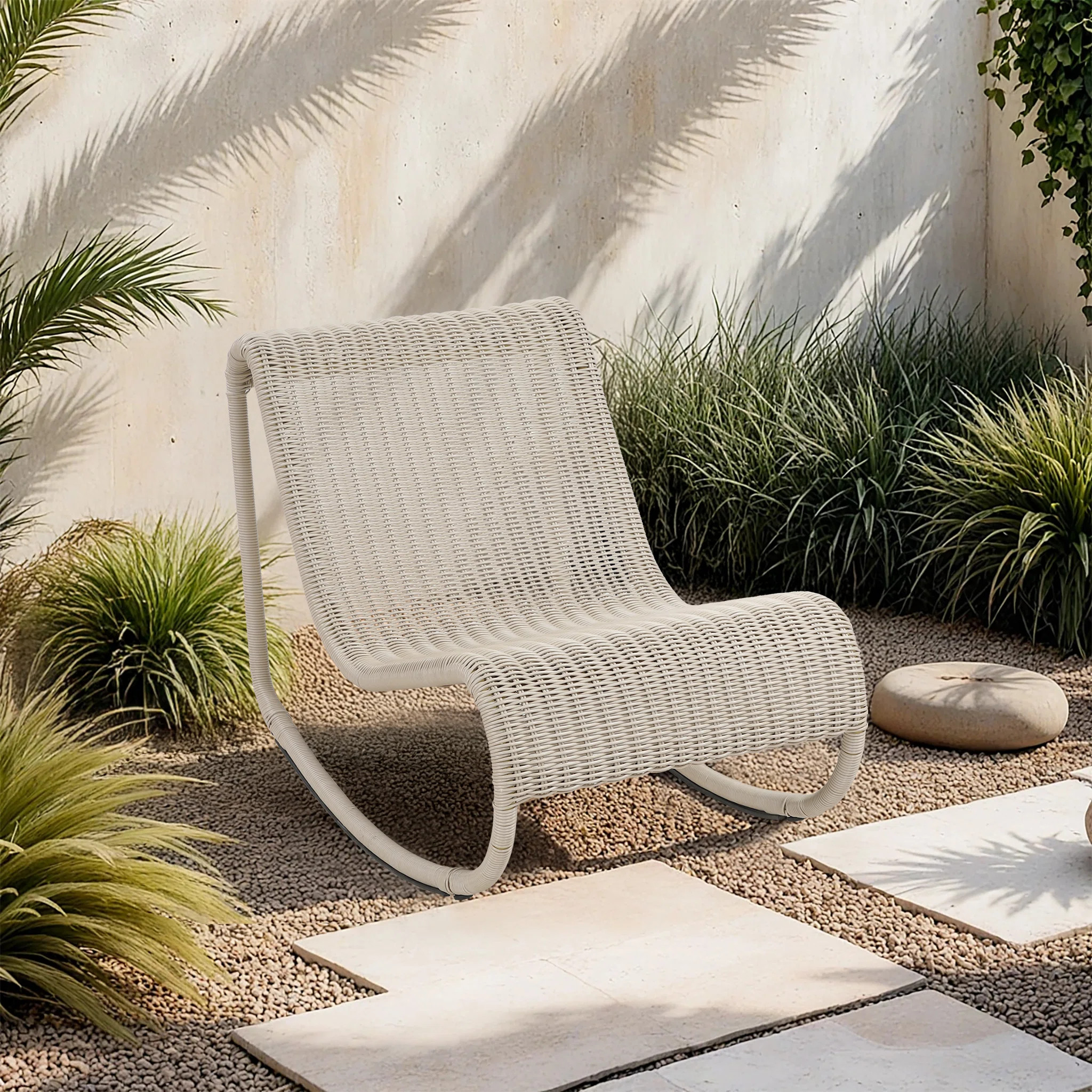 Antigua Wicker Outdoor Patio Rocker | Wayfair North America