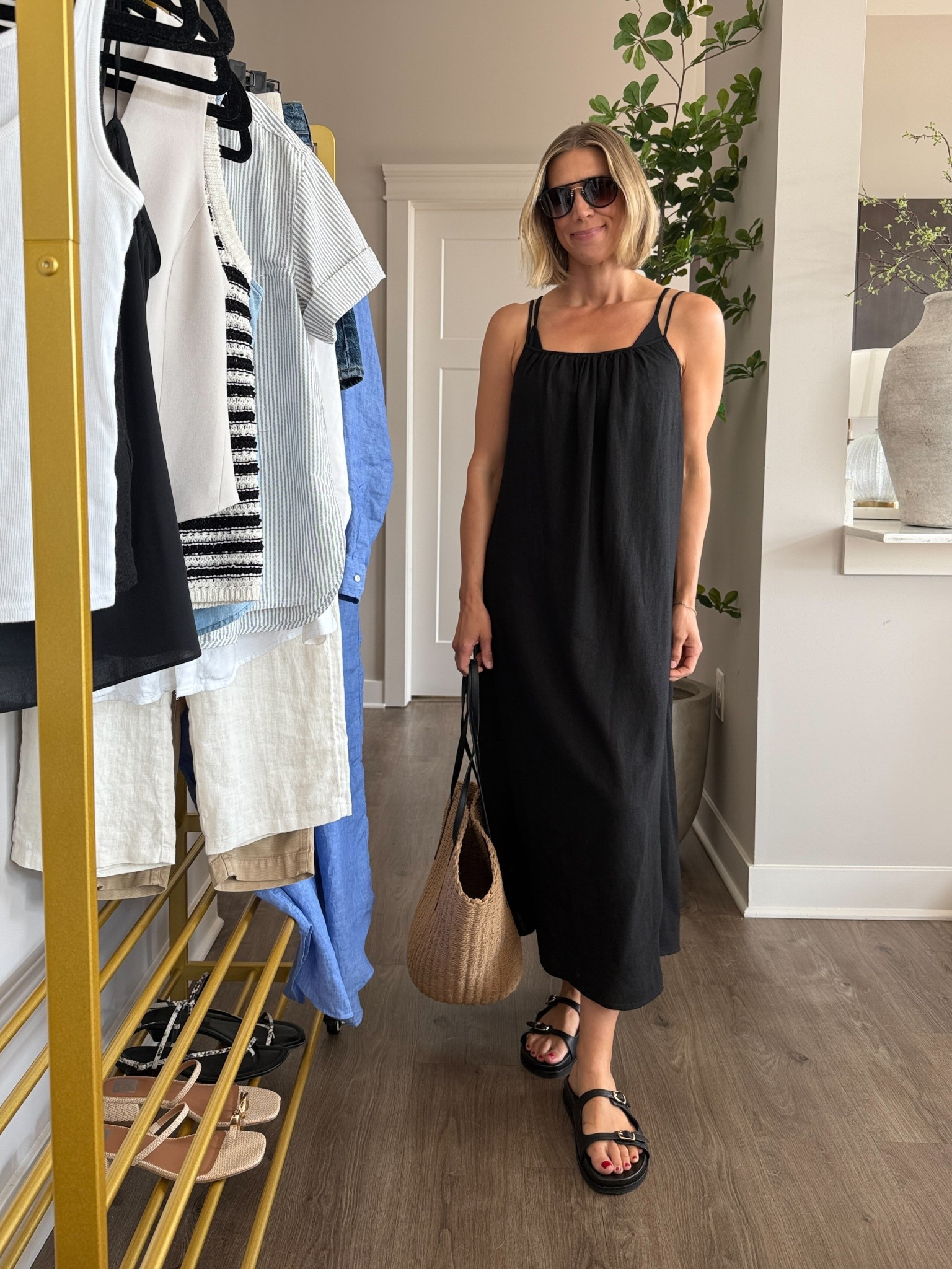 Wearing XS dress, small swimsuit, sandals tts

#LTKFindsUnder100 #LTKSwim #LTKOver40