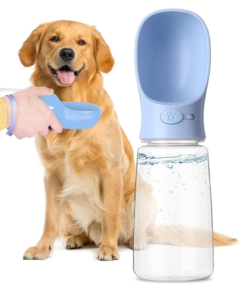 Mr. Pen Portable Dog Water Bottle - 19oz, Blue, Travel & Dispenser for Dogs | Amazon (US)