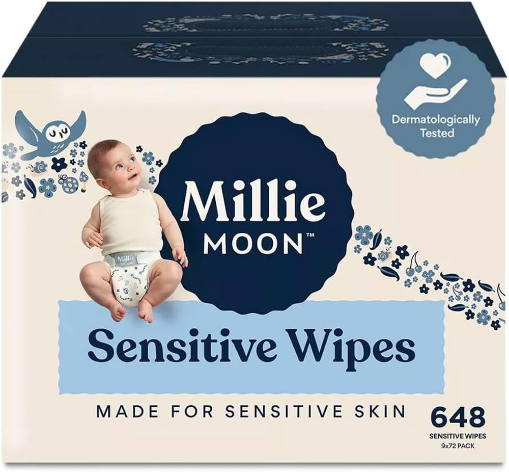 Millie Moon Sensitive Wipes (648) | Amazon (US)