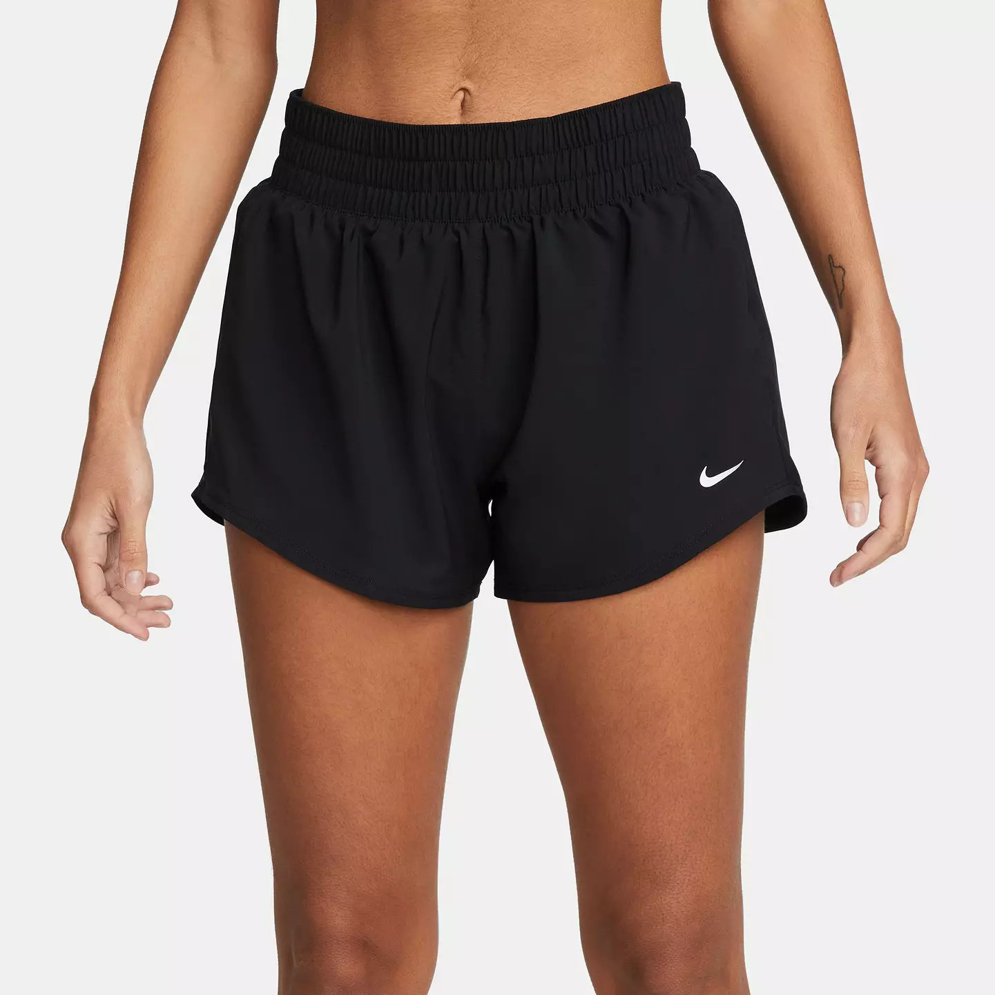 Nike Women's One Dri-FIT Mid-Rise 3" Brief-Lined Shorts | DICK'S Sporting Goods