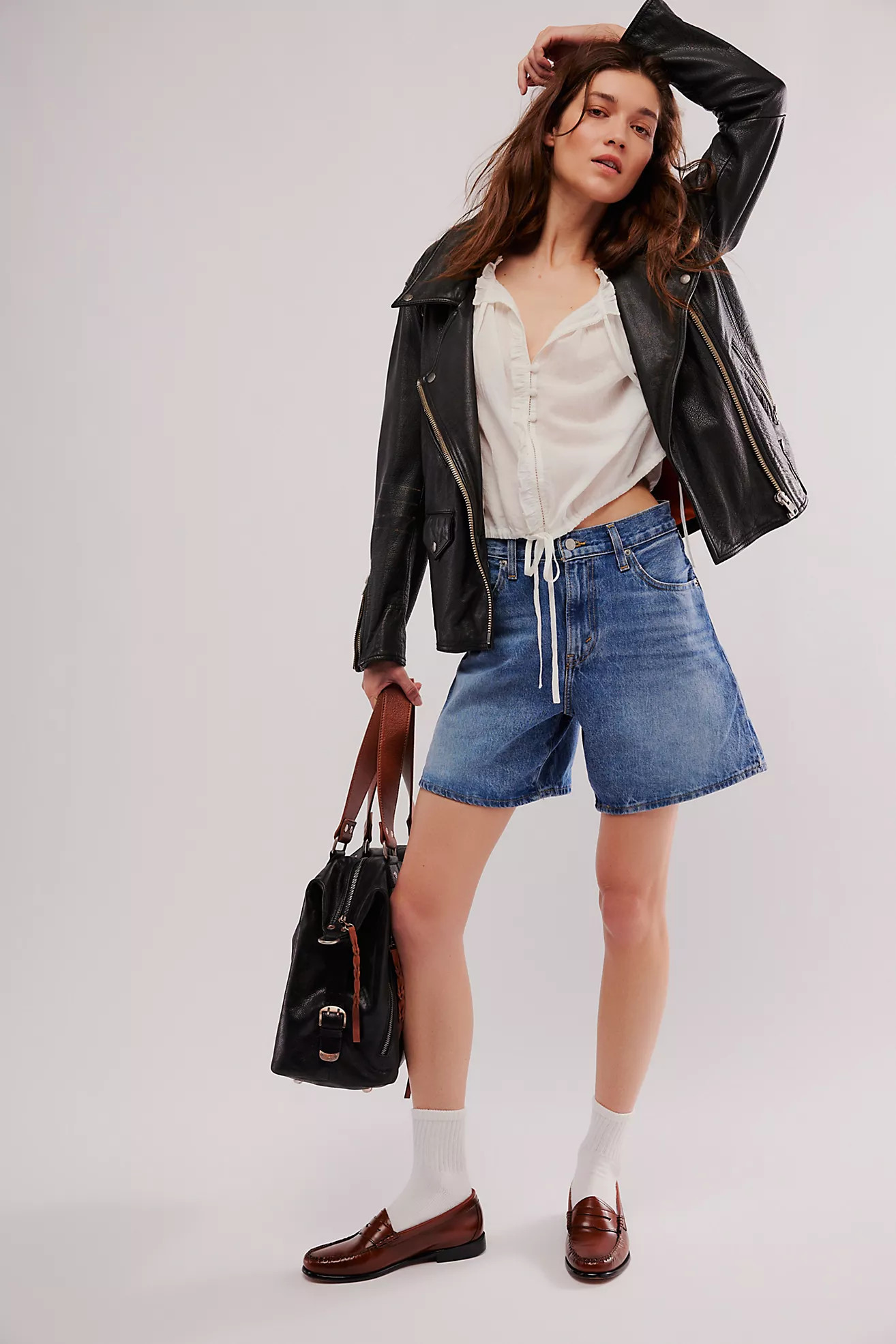 Levi's High Baggy Shorts | Free People (Global - UK&FR Excluded)
