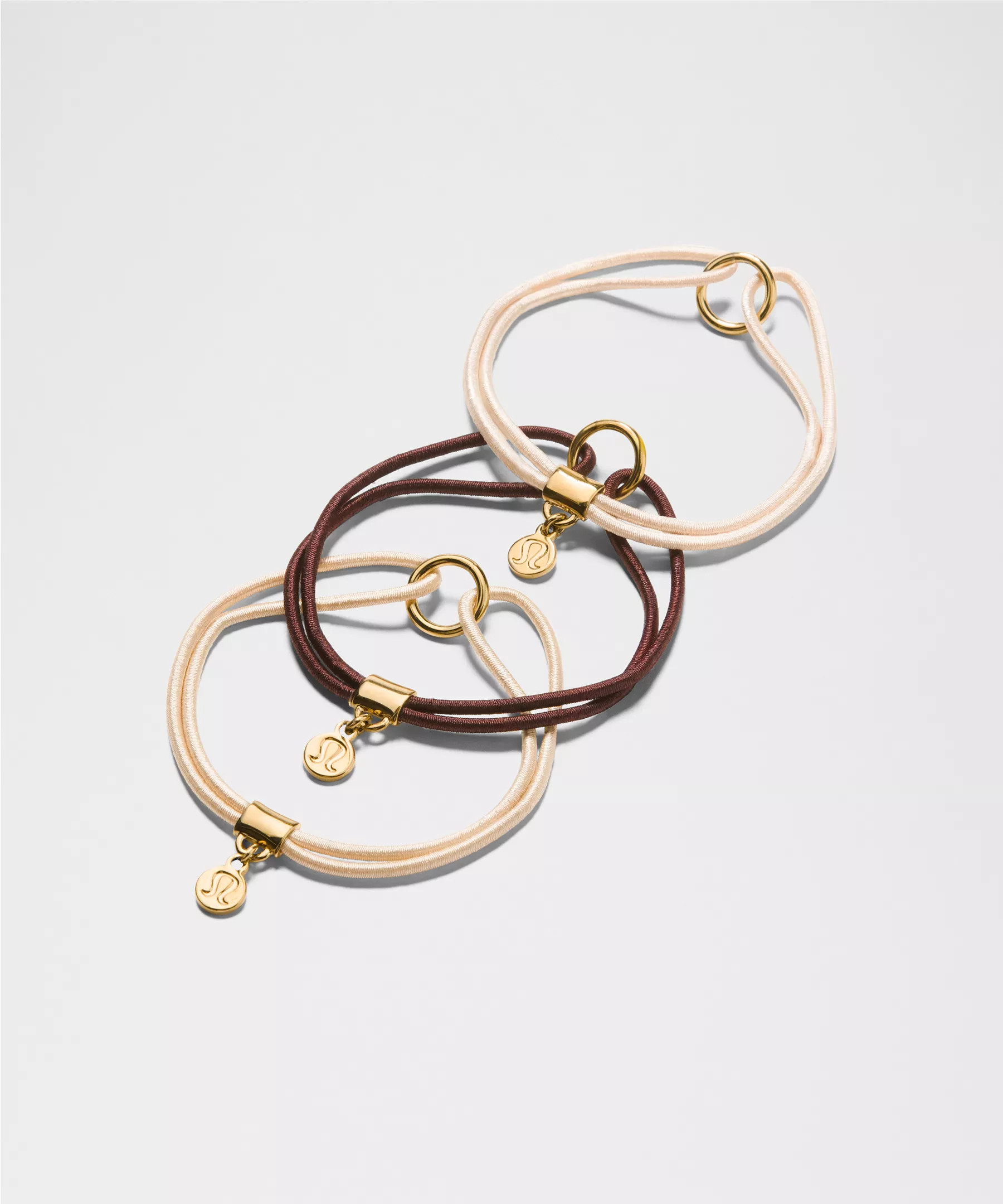 Logo Charm Hair Ties | Lululemon (US)