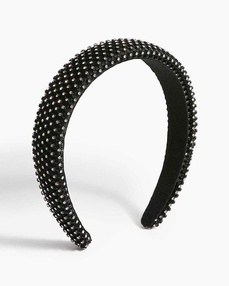 Crystal crown puff headband | J.Crew Factory