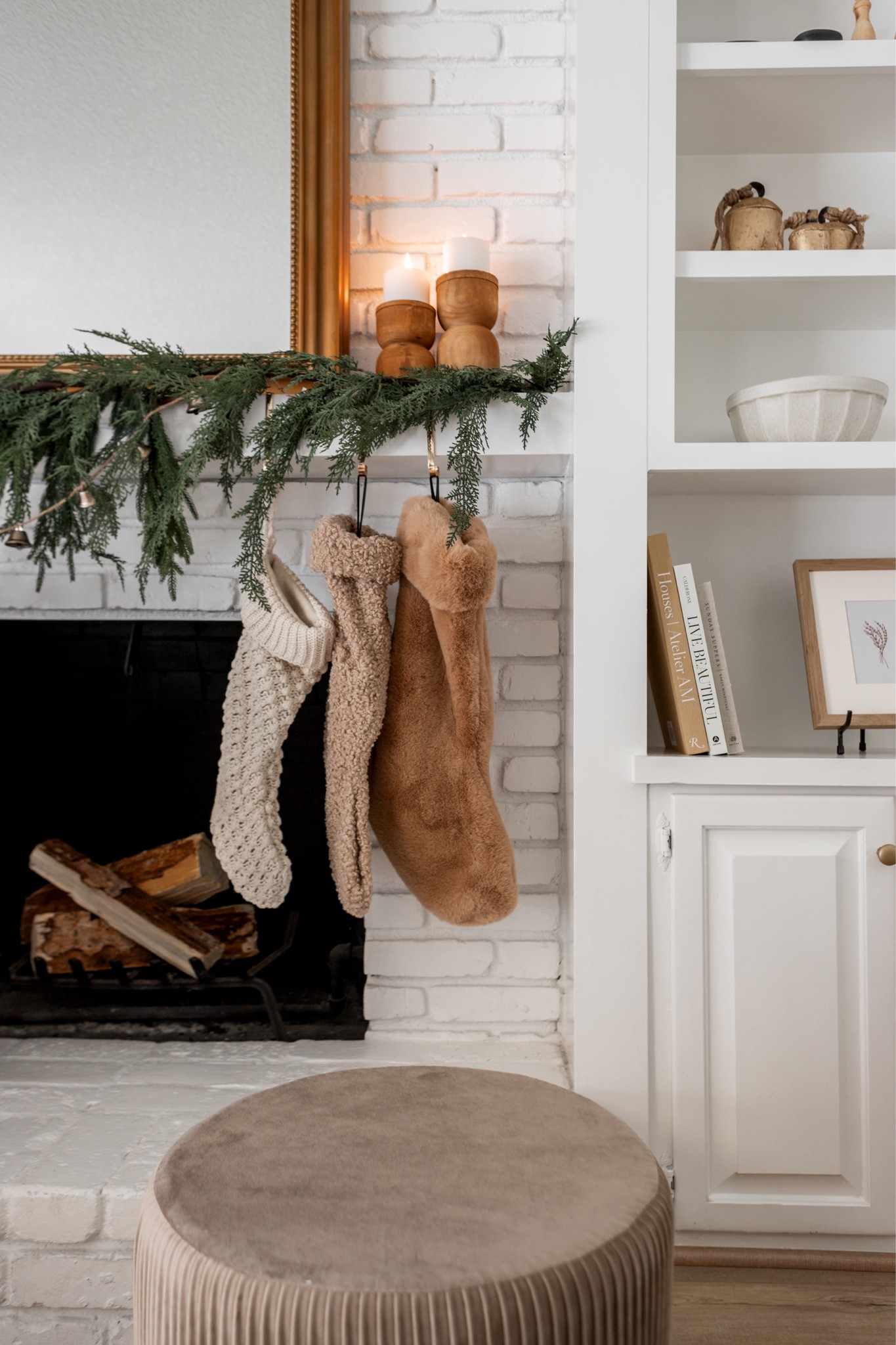 I LOVE this cedar garland. Stacking stock is already limited! 

#LTKhome #LTKSeasonal #LTKunder100
