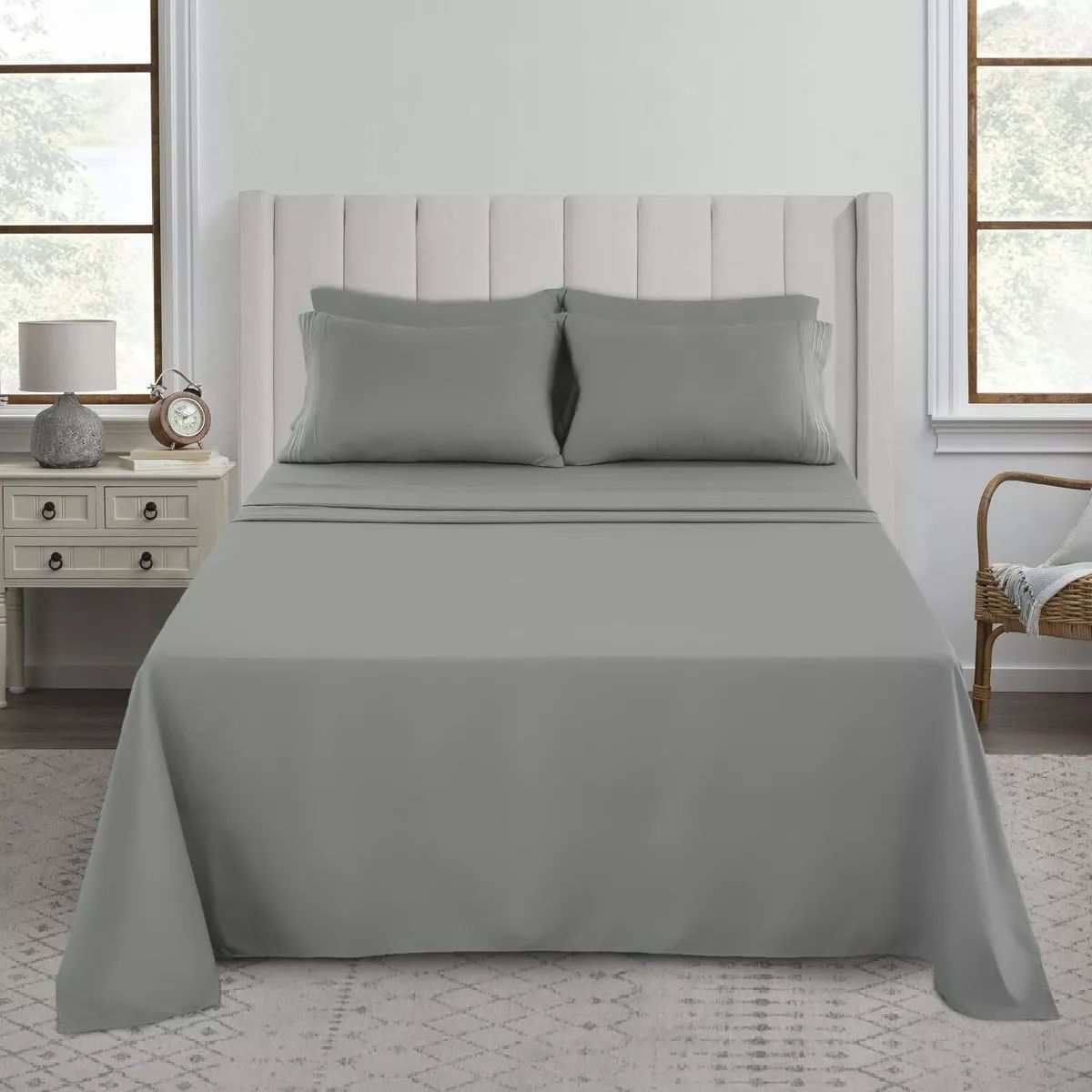 Microfiber Solid Bed Sheet Set - Lux Decor Collection | Target