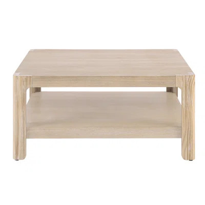 Catina Modern Farmhouse Coffee Table with Soft Rounded Silhouette | Wayfair North America