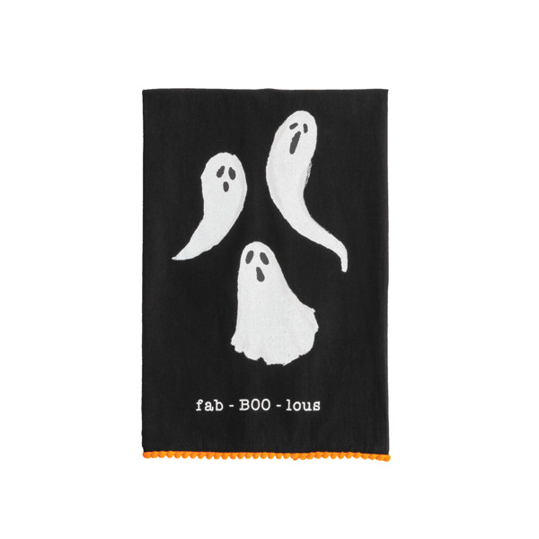 Ghosts Hallow Printed Towel | Mud Pie
