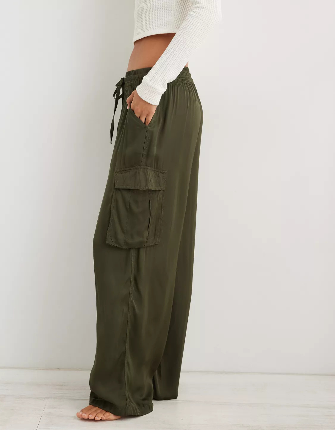 Aerie Shine Cargo Skater Pant | Aerie