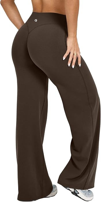 OQQ Yoga Pants Women Casual Soft Straight Leg Bottoms | Amazon (US)