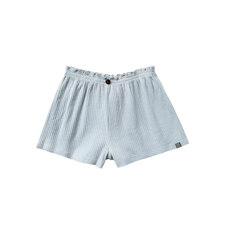 Modern Moments by Gerber Toddler Girl Organic Wide Leg Short, Sizes 12M-5T | Walmart (US)