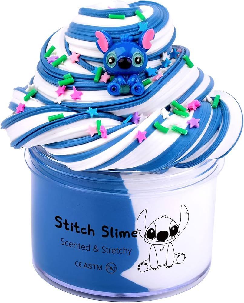 Newest Blue Cake Slime, Super Soft and Non-Stick Butter Slime, DIY Slime Kit for Girls Boys, Kids... | Amazon (US)