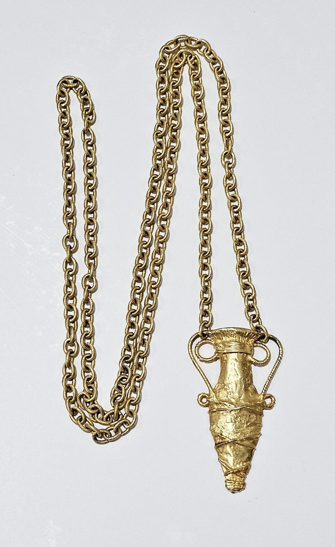 Vintage 1970s Amphora Pendant Necklace, Gold Plated, Greek Revival, Roman - Etsy Canada | Etsy (US)