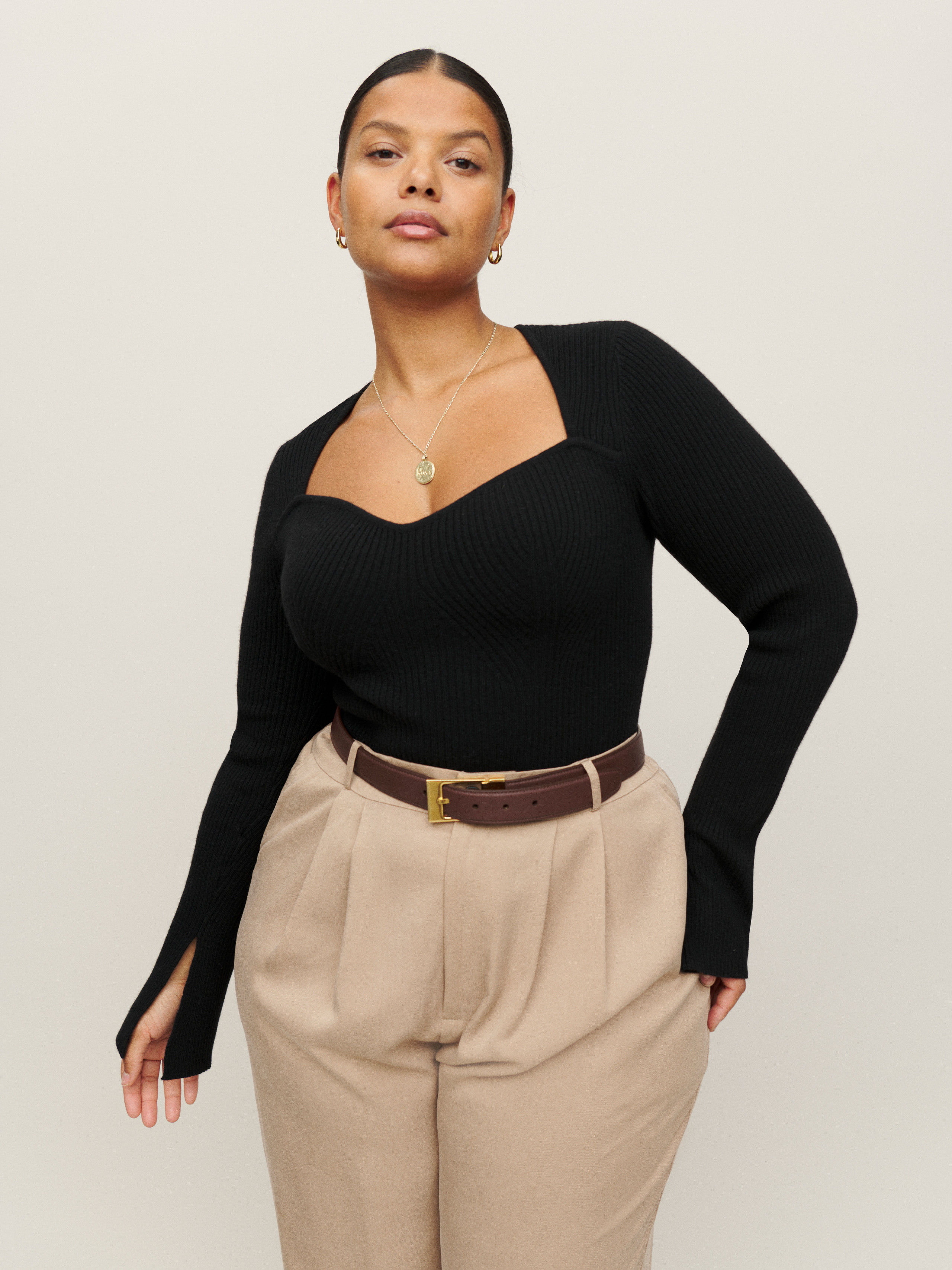 Glenna Cashmere Sweater Es | Reformation (Global)