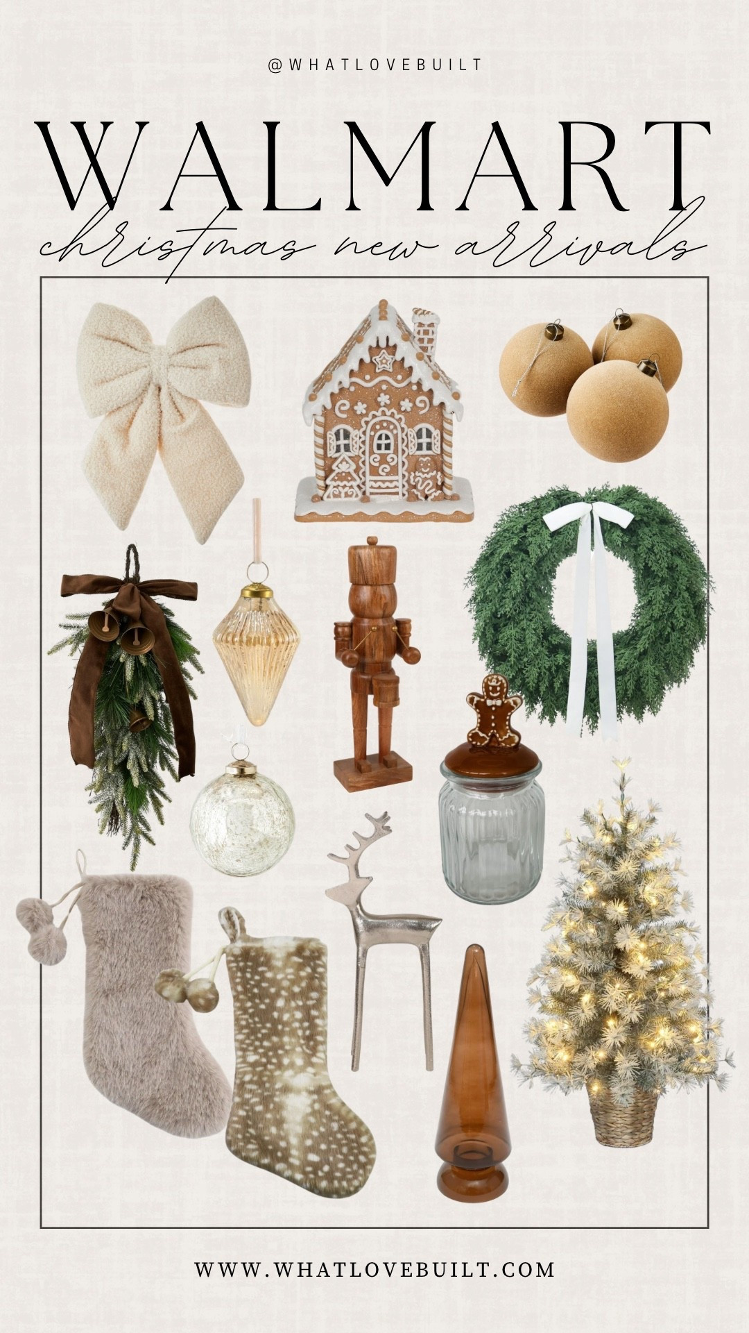 Walmart Christmas Holiday Home Decor New Arrivals 🌲

#walmart #home #holiday #seasonal #homedecor #christmas #christmastree #wreath #stocking #nutcracker #ornaments #gingerbreadman 

#LTKFindsUnder50 #LTKHome #LTKSeasonal