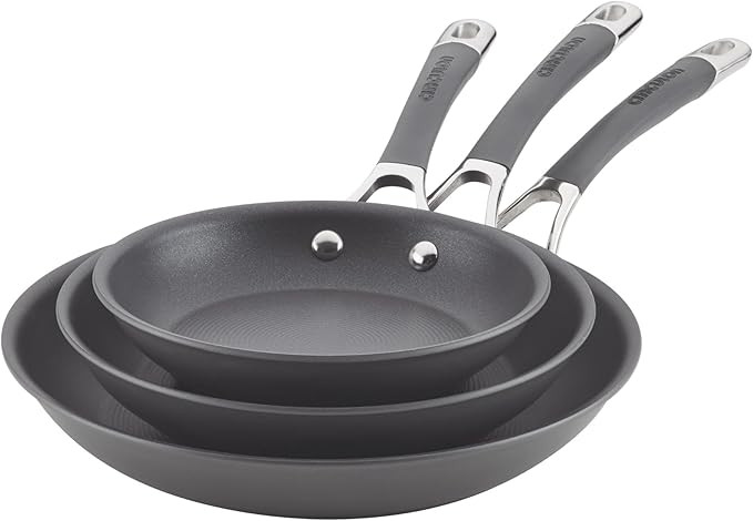 Circulon Radiance Hard Anodized Nonstick Frying / Fry Pan Set / Skillet Set - 8.5 Inch, 10 Inch, ... | Amazon (US)