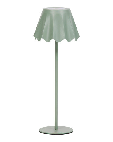 14in Scallop Flower Shade Led Touch Lamp | TJ Maxx