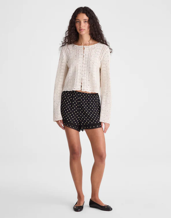 Open-Knit Lace Cardigan | Madewell