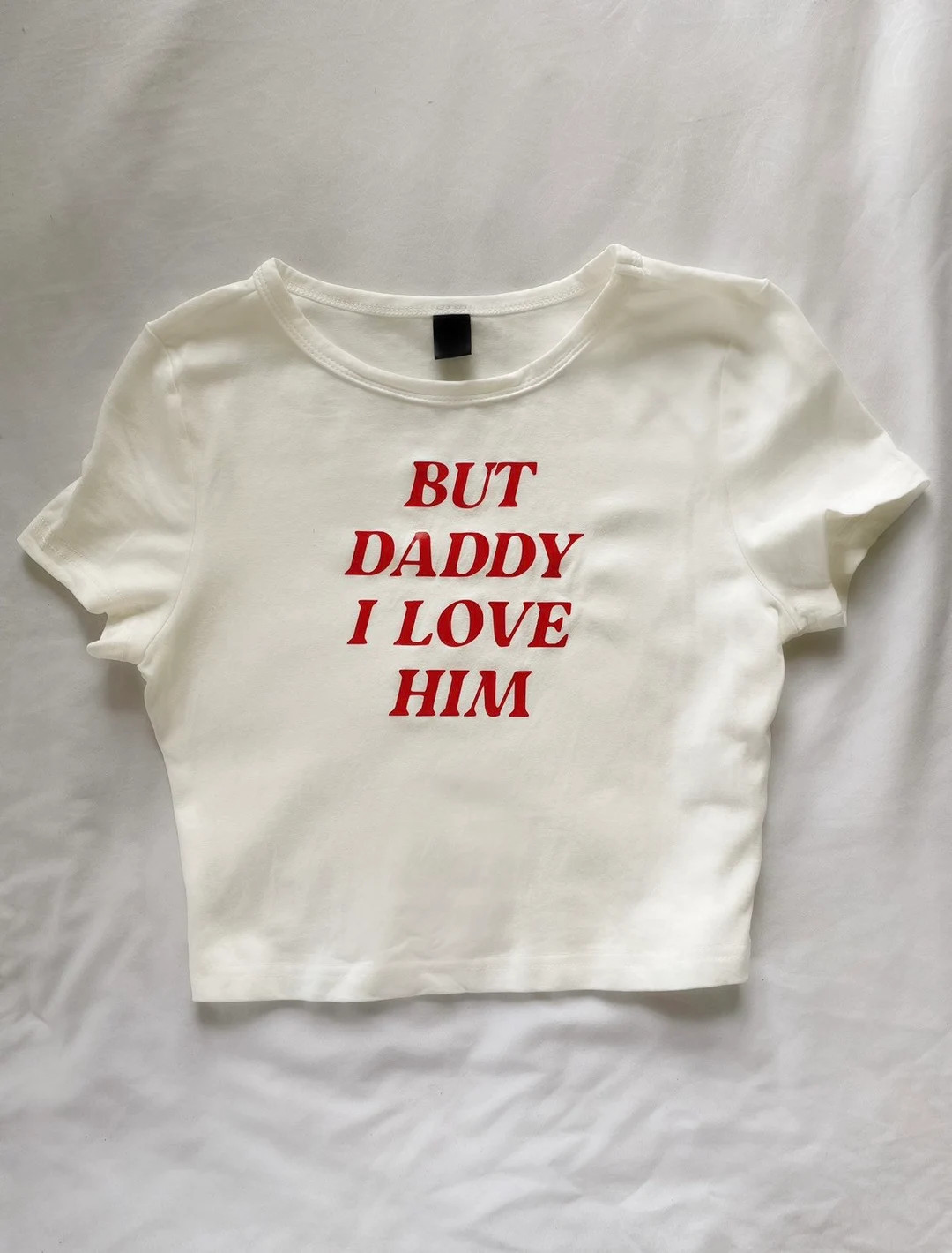 But Daddy I Love Him Crop Tee - Etsy | Etsy (US)