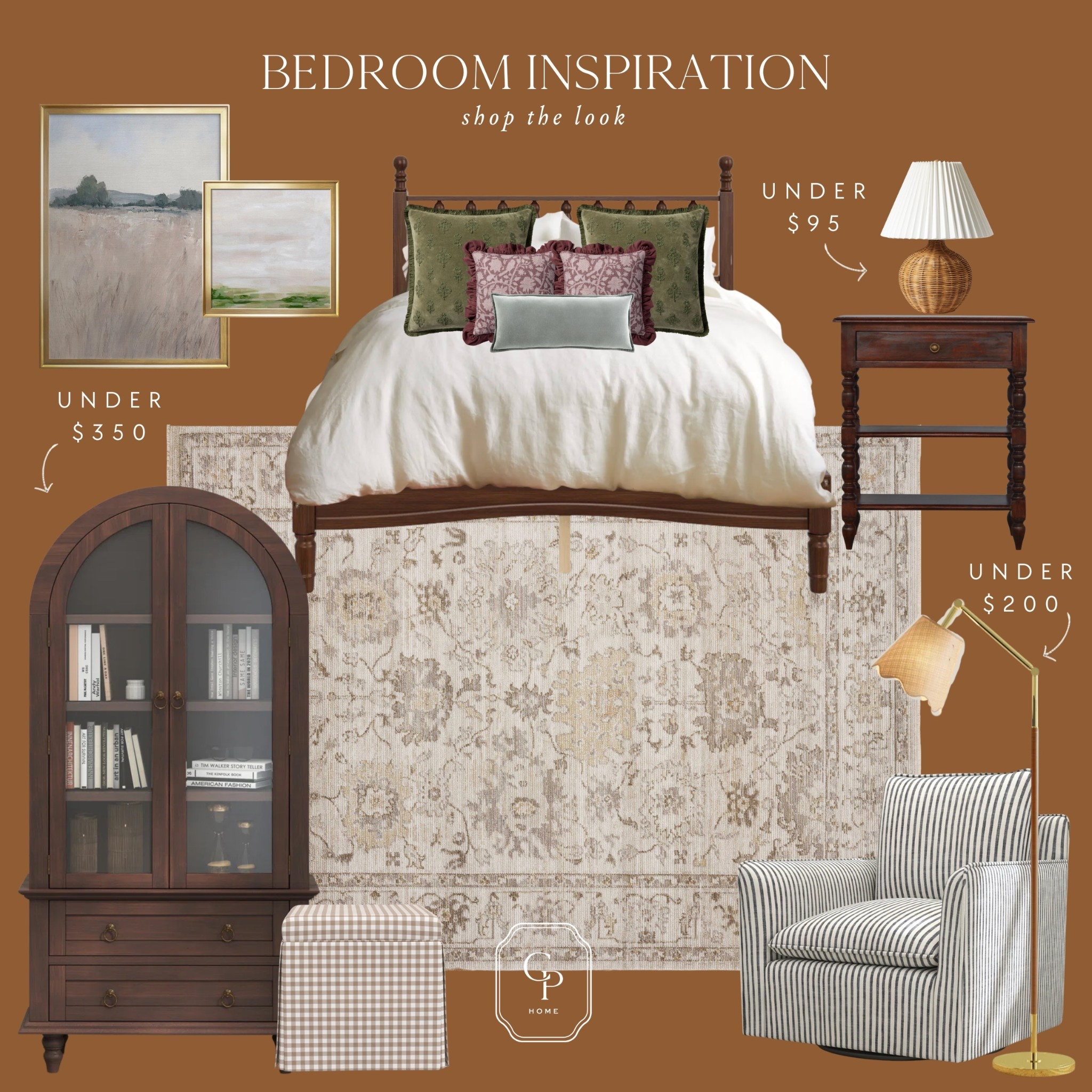 Classic, timeless, and neutral bedroom inspiration. 🤎 Cozy bedroom, charming bedroom, interior design for bedroom, bedroom inspo   

#LTKHome