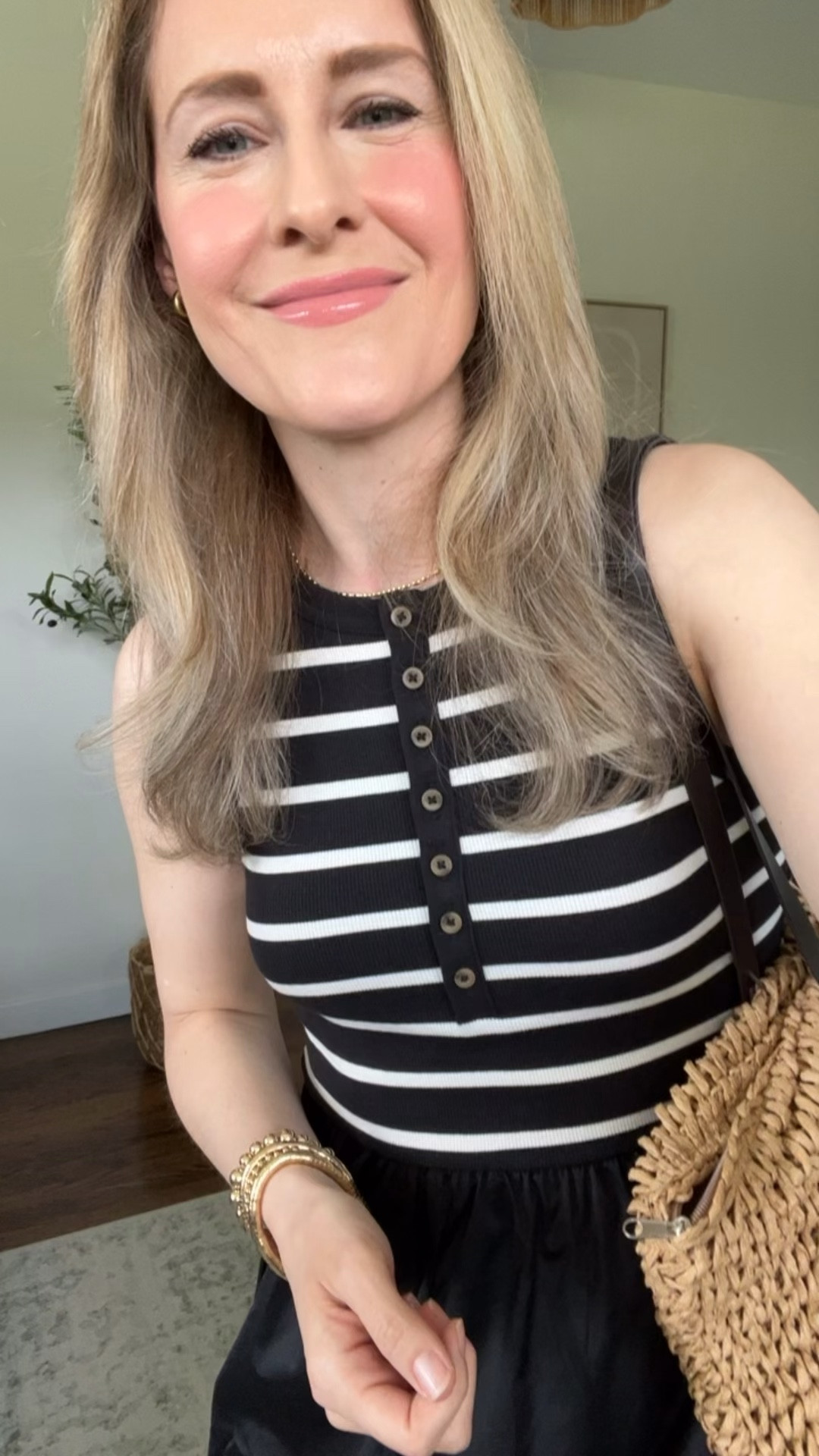 Walmart henley tank midi dress I’m loving, went with my usual size small! #walmartfashion

#LTKOver40