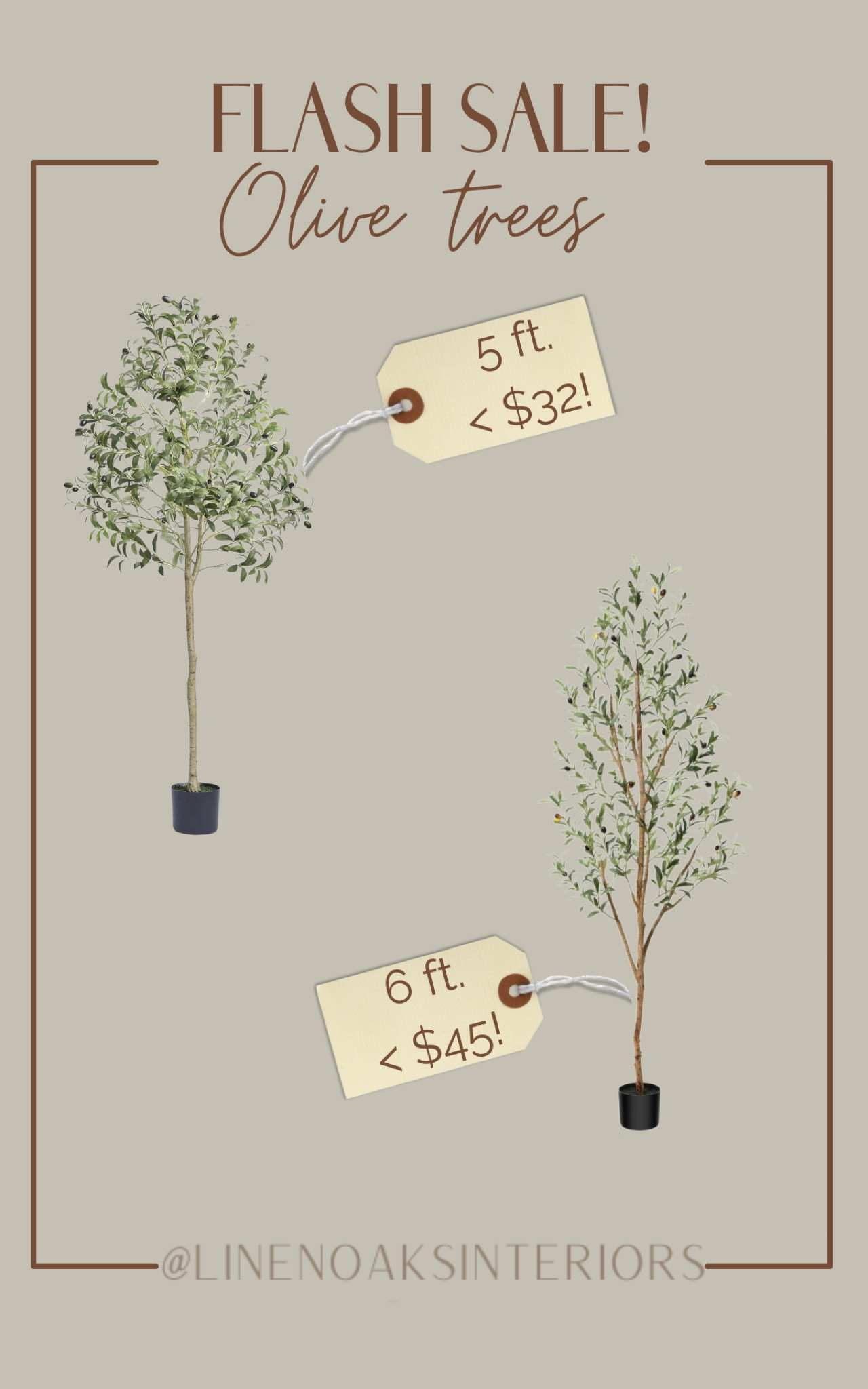 Flash Sale on Faux Olive Trees!

#LTKhome #LTKsalealert