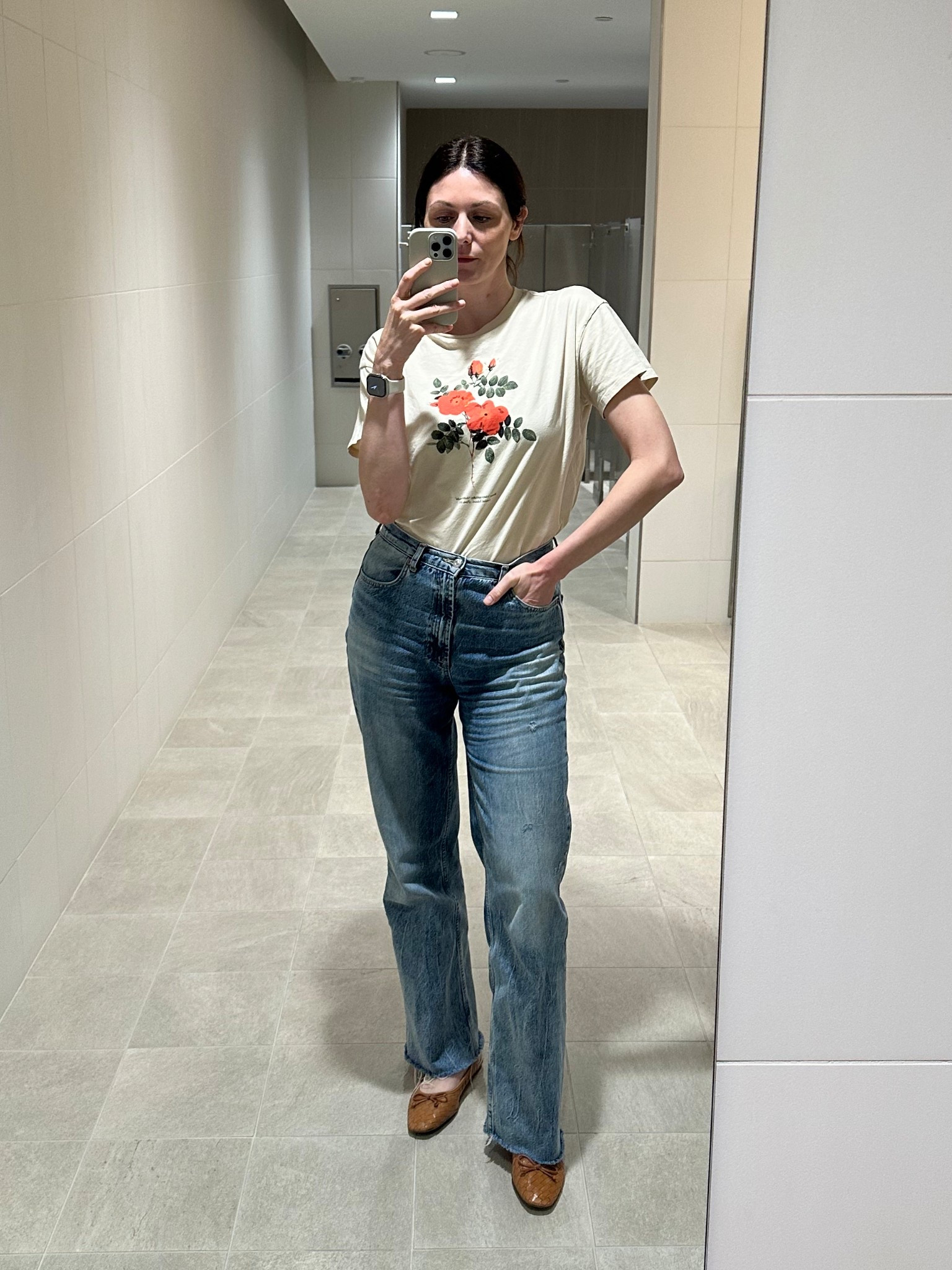 This is what I wore to work today. Truly had no energy to think of an outfit, so I went with a graphic t-shirt, jeans and flats. 

#LTKSummerEdit #LTKShoeCrush #LTKWorkwear