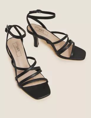 Strappy Open Toe Stiletto Heels | M&S Collection | M&S | Marks & Spencer (UK)