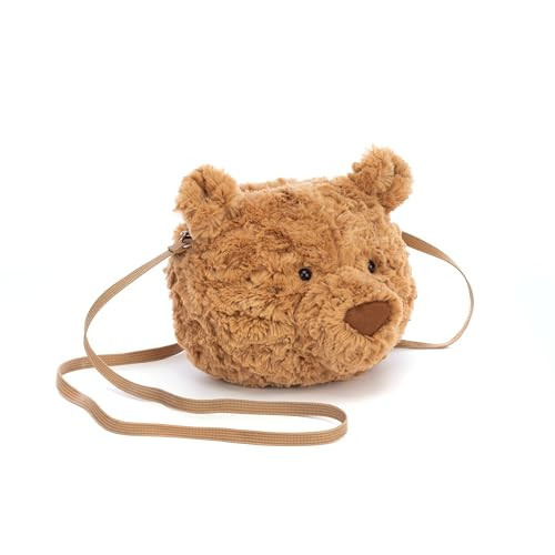 Jellycat Bartholomew Bear Plush Bag, 7 inches - Crossbody and Shoulder Purse - Fun and Unique Handbag | Amazon (US)