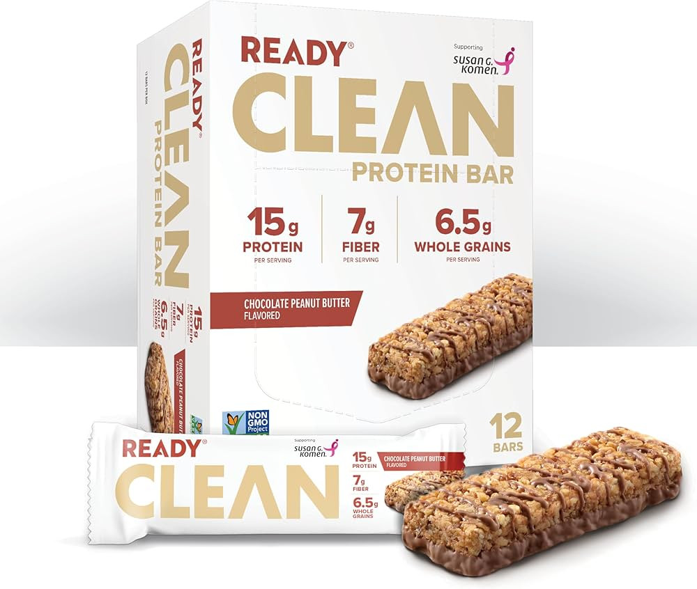 Ready® Protein Bars – High-Protein Snack with 15g Whey Protein, All-Natural Ingredients, Suppo... | Amazon (US)