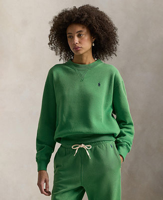 Women's Fleece Crewneck Sweatshirt | Macy's