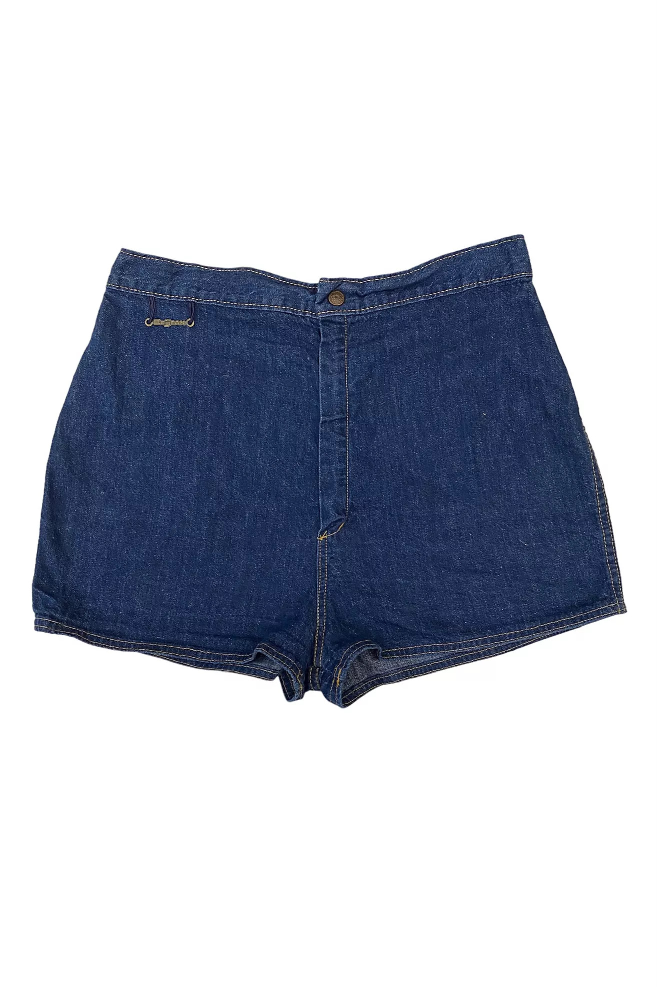 1970s Vintage Le Jean Denim High Waisted Shorts Selected by BusyLady Baca & The Goods | Free People (Global - UK&FR Excluded)