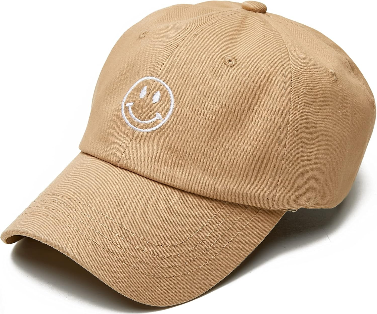 Smile Face Baseball Cap – Fashionable Embroidered Trucker Hat for Women. Trendy, Light Weight A... | Amazon (US)