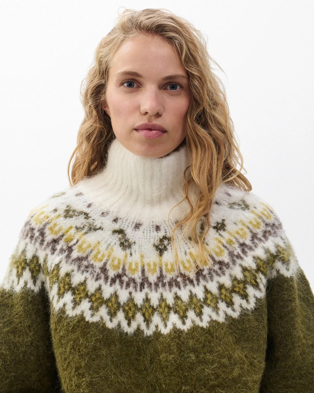 Beth Fair Isle Turtleneck Sweater | rag & bone