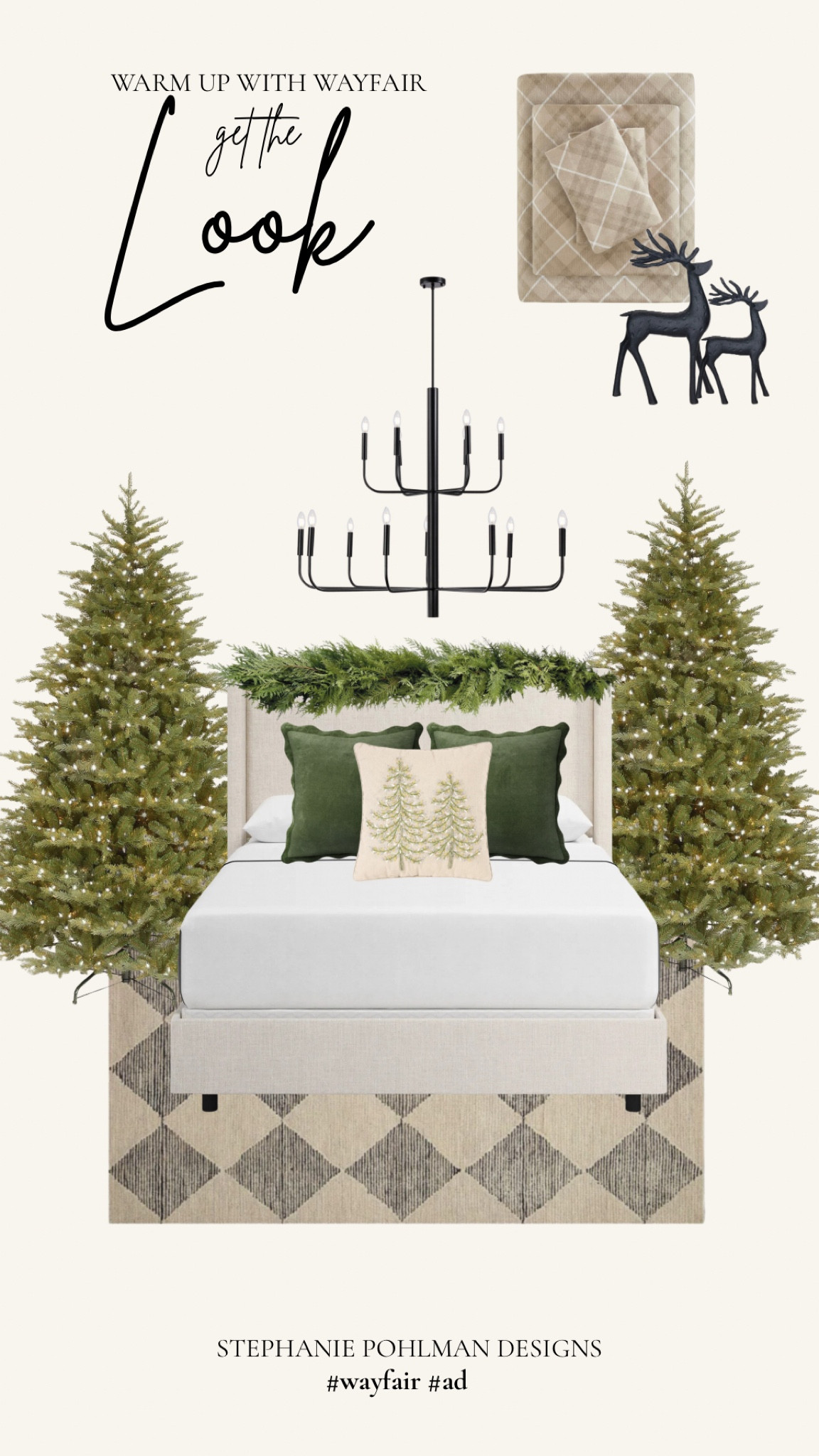This #wayfair setup will make visions of sugar plums dance in your head. #wayfairpartner #ad @wayfair

#LTKHoliday #LTKHome #LTKSeasonal