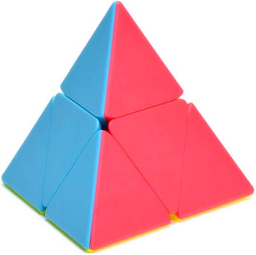 CuberSpeed Pyramorphix stickerless Speed Cube Pyramid 2x2 Cube Triangle Speed Cube Puzzle | Amazon (US)