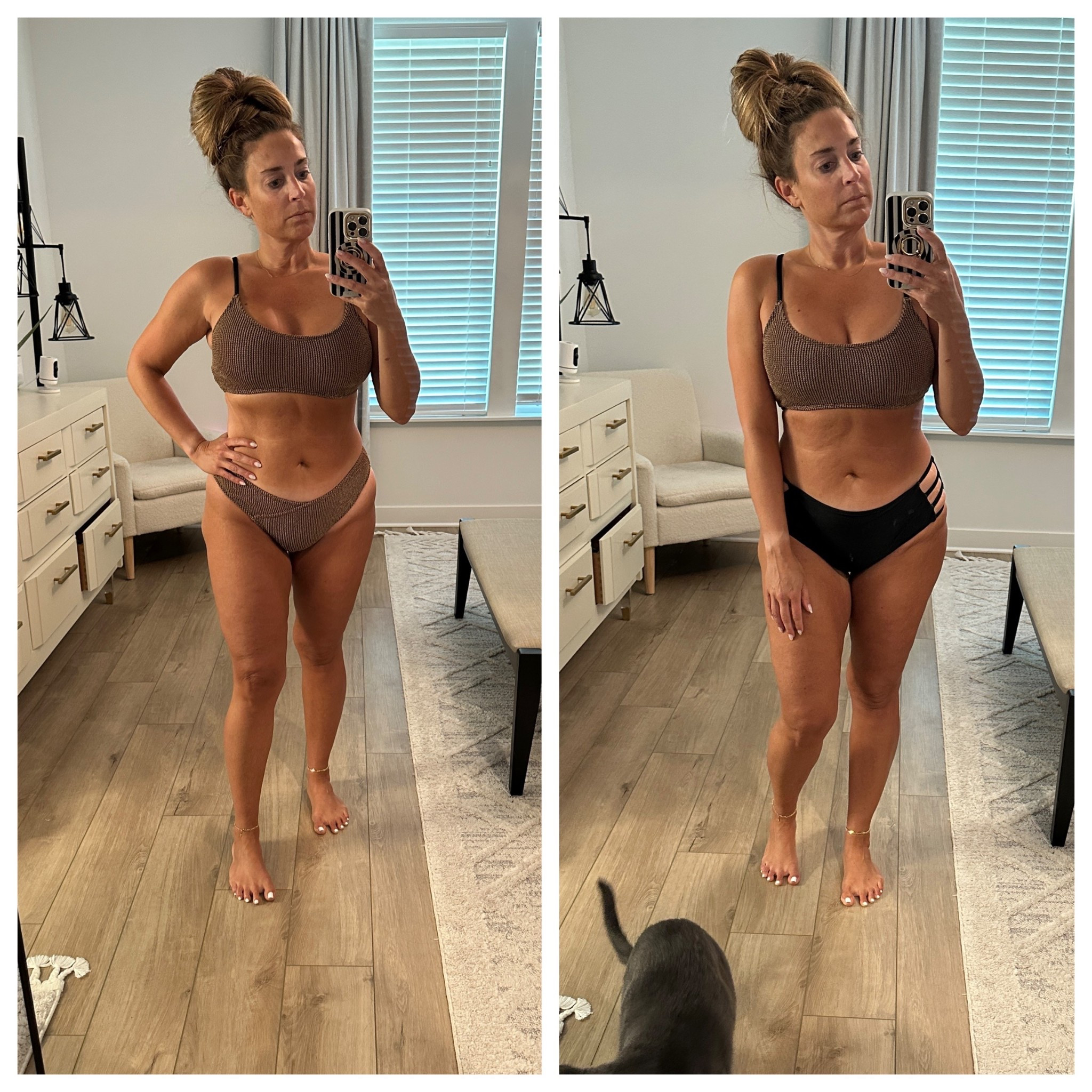 Y’all know I’m notorious for mixing and matching my bikinis 👙 I love that this one by CupShe has black straps so it can be paired easily with any of your favorite black bottoms 🖤 but the color of the fabric of this suit is so 🆒 and the way it reflects in the sun ☀️ is even cooler! A great suit for pool volleyball because of its coverage 👍 

#LTKActive #LTKSwim #LTKMidsize